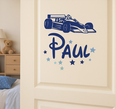 Autocolant pentru usa mașină personalizată cu nume - TenStickers