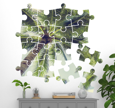 Autocolant personalizabil cu fotografie de puzzle - TenStickers
