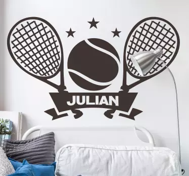 Autocolant personalizabil pentru tenis - TenStickers