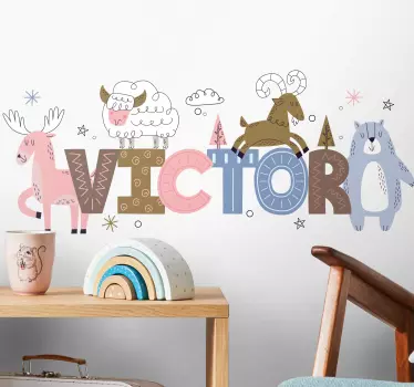 Autocolant personalizat cu animale polare - TenStickers