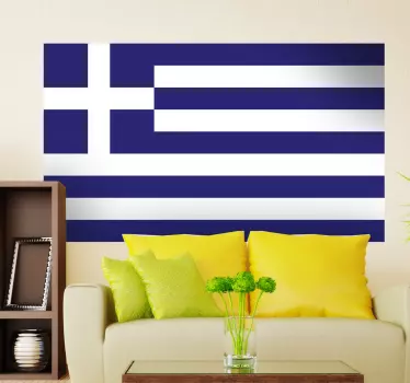 Autocolant steagul greciei - TenStickers