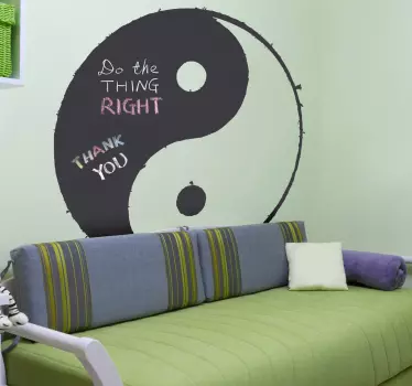 Autocolant yin și yang - TenStickers