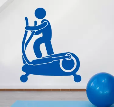 Autocolante cross trainer fitness pentru oameni - TenStickers