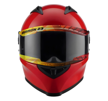 Autocolante motociclete numele și numărul vizierei - TenStickers