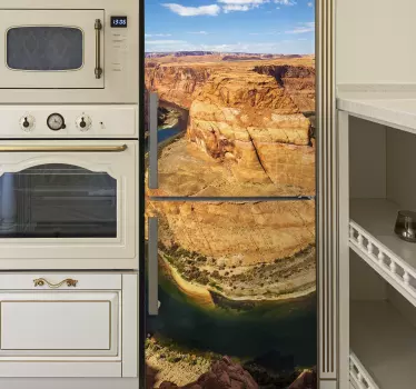 Autocolante pentru frigider grand canyon - TenStickers