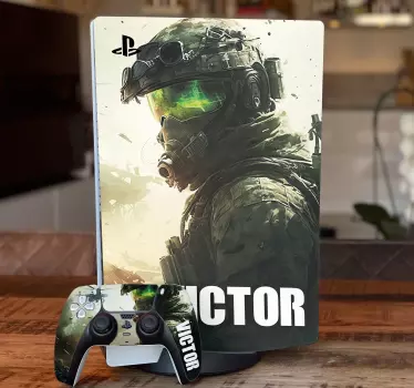 Autocolante de perete pentru jocuri video shooter de război perso - TenStickers