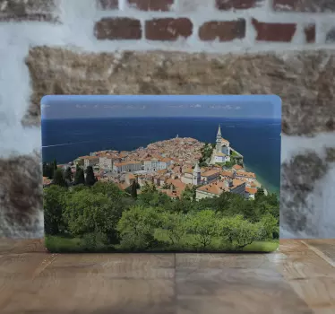 Autocolante piran view laptop - TenStickers