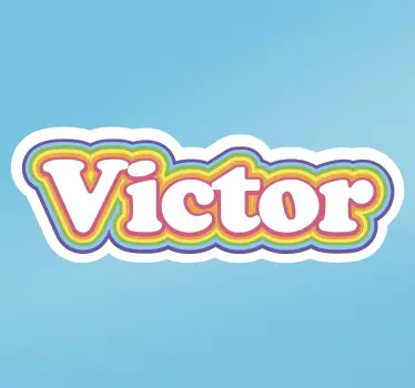 Autocolante texte etichete personalizate cu nume - TenStickers