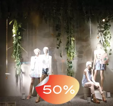 Autocolante vânzare etichete de discount promoțional - TenStickers