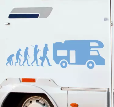 Autovehicul evoluție autocolant de vinil - TenStickers