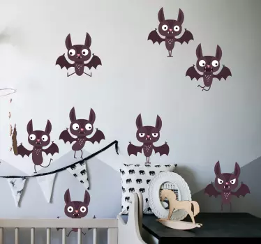 Bâlci de halloween autocolant de perete de halloween - TenStickers