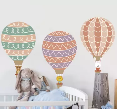 Baloane pentru copii ilustrare artă perete decal - TenStickers