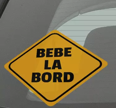 Bebe la bord autocolant - TenStickers