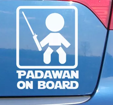 Bebeluș la bordul autovehiculului star wars - TenStickers