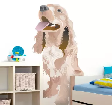 Câine pentru animale de companie autocolant de perete - TenStickers