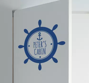Caractere personalizate pentru cabinele marinarilor - TenStickers
