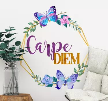 Carpe diem cu autocolant pentru text - TenStickers