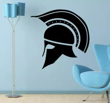 Cască corintiană cu autocolant decorativ cu prune - TenStickers