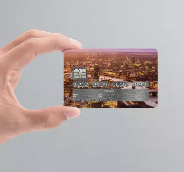 City sticker card de credit - TenStickers