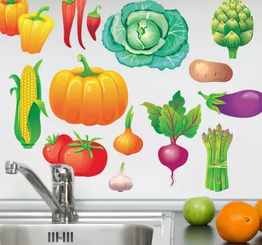 Colecția de legume de legume - TenStickers