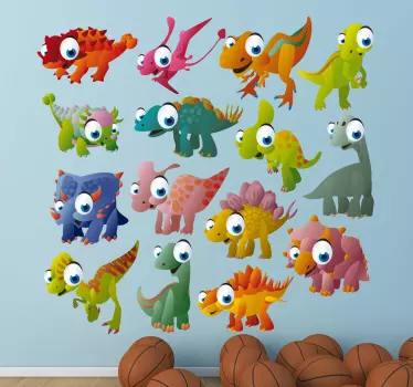 Colecție decal dinozaur - TenStickers