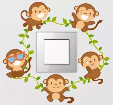 întrerupă autocolantul de perete pentru animale - TenStickers