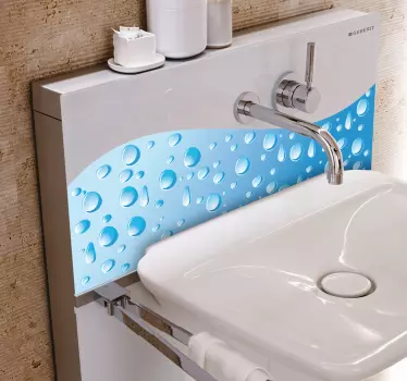 Condensator de apa autocolant baie - TenStickers
