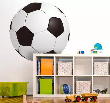 Copii 3d autocolant de fotbal - TenStickers