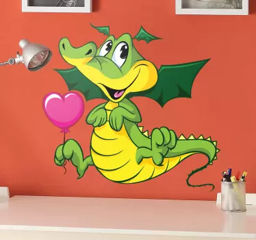 Copii adorați bebelușul de pe perete dragon - TenStickers