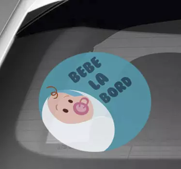Copil mic pe autovehicul autocolant - TenStickers