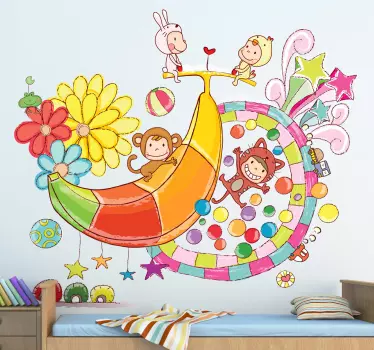 Costum petrecere copil perete decal - TenStickers