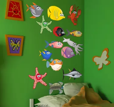 Creaturi de copii autocolante pentru copii - TenStickers