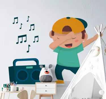 Dans copii copil dormitor decal perete - TenStickers
