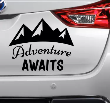 Decal de mașină de aventură - TenStickers