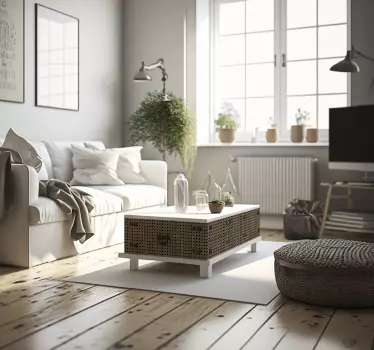 Decal maro pentru mobilier cannage - TenStickers