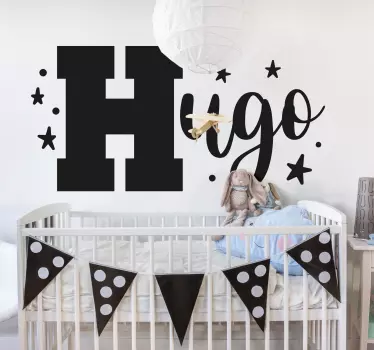 Decal personalizat cu nume de copil - TenStickers
