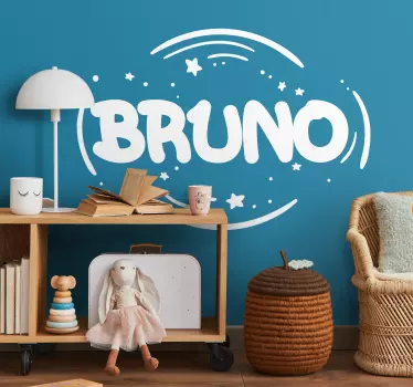Decal personalizat cu nume personalizat îndrăzneț - TenStickers