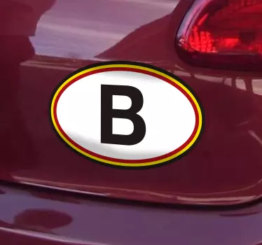 Decalaj auto din belgia - TenStickers