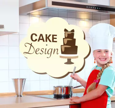 Decalc de design tort - TenStickers