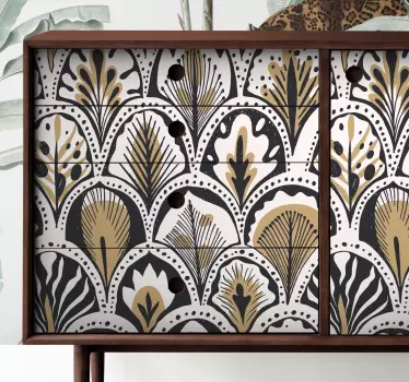 Decalcomanii cu model art deco pentru mobilier - TenStickers