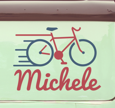 Decalizare personalizată pentru biciclete - TenStickers