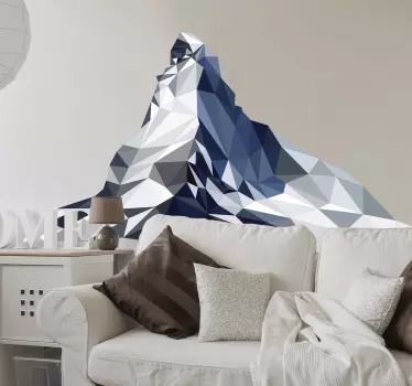 Decor de perete de munte - TenStickers