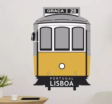Decor de perete electric din lisbon - TenStickers