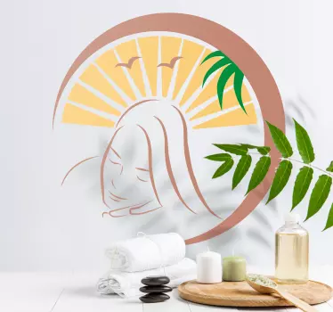 Decor de perete masaj spa - TenStickers