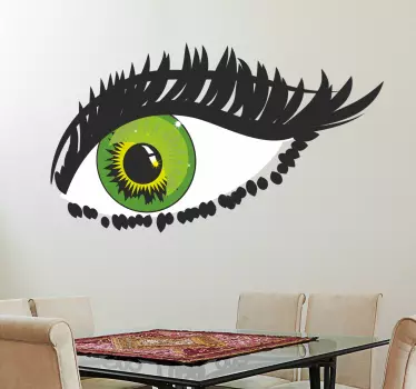 Decor de perete pentru ochi verzi - TenStickers