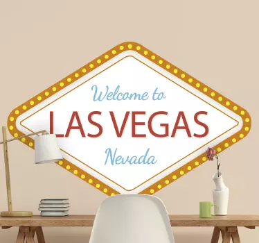 Decor de perete personalizat las vegas - TenStickers