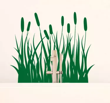 Decorațiuni pentru pereți de plante juncos monocolor - TenStickers