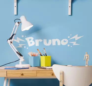 Decorare perete desene animate denumirea tipului electric - TenStickers