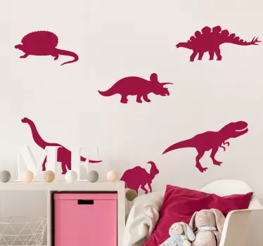 Dinozauri pachet decor perete - TenStickers