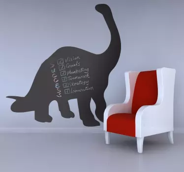 Diplomă de autocolant din diplomat dinozaur - TenStickers